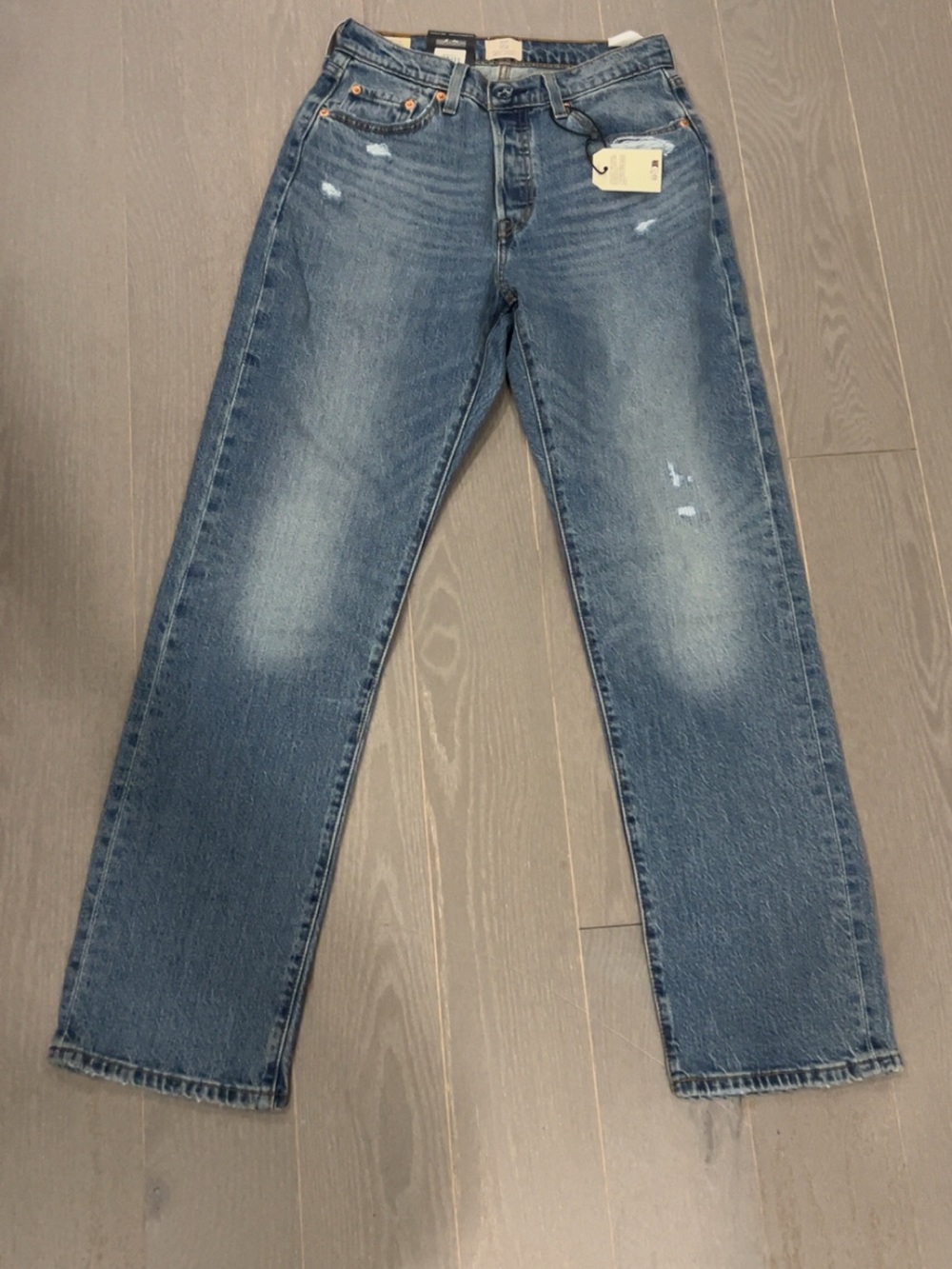 Levi’s 501 Curve High-Rise Straight Leg Jeans